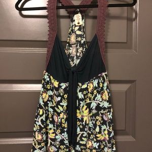 Free People Floral Top